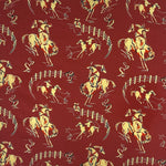 Rockmount Ranch Ware Vintage Rockmount Bronc Western Cotton Bandana in Red