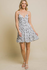 Love Tree Floral Tiered Cami Mini Dress - Trendsi