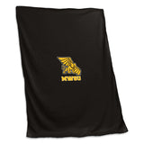 Missouri Western State Black Sweatshirt Blanket (Screened) - Logo Brands - Flyclothing LLC