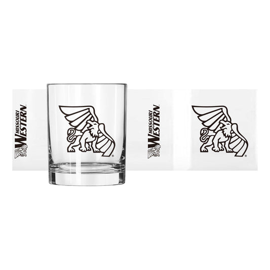 Missouri Western State 14oz Gameday Rocks Glass - Logo Brands - Flyclothing LLC