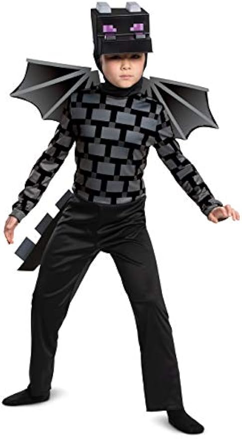 Minecraft Ender Dragon Costume for Kids, Video Game Inspired Character Outfit Halloween - SHOMICOBOUTIQUE - Flyclothing LLC