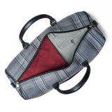 The Highlander Plaid Duffle Bag - Classy Leather Bags - Flyclothing LLC