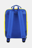 Himawari Contrast Nylon Backpack Bag with Handles - Trendsi