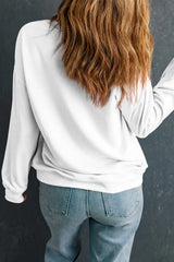 LUCKY Graphic Round Neck Long Sleeve Sweatshirt - Trendsi - Flyclothing LLC