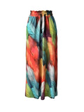 Printed Maxi Skirt with Pockets - Trendsi