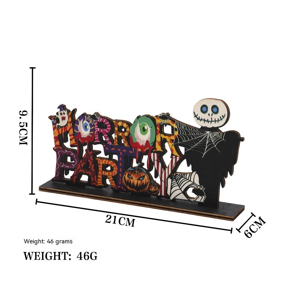 Halloween Wooden Decoration Decorations Festival - My Store - Flyclothing LLC