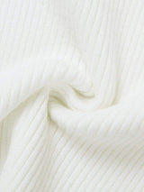 Round Neck Short Sleeve Knit Top - Trendsi - Flyclothing LLC