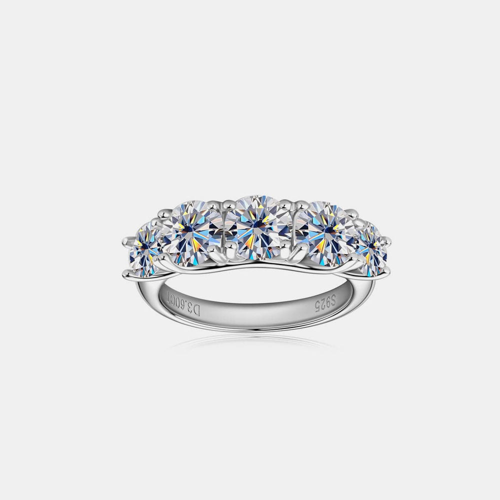 3.6 Carat Moissanite 925 Sterling Silver Ring - Trendsi
