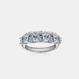 3.6 Carat Moissanite 925 Sterling Silver Ring - Trendsi