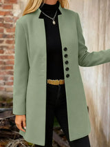 Button-Down Longline Outerwear - Trendsi - Flyclothing LLC
