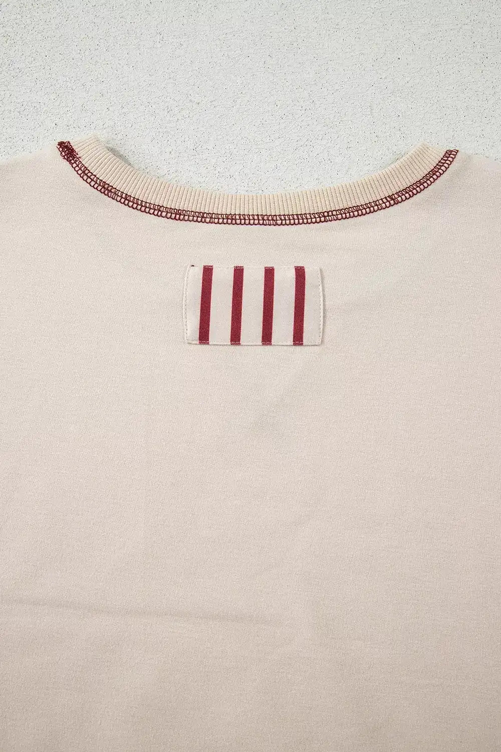 Slit Striped Long Sleeve Sweatshirt - Trendsi - Flyclothing LLC