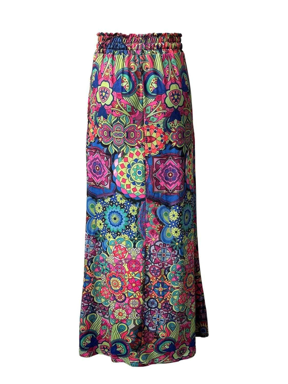 Printed Maxi Skirt with Pockets - Trendsi - Flyclothing LLC