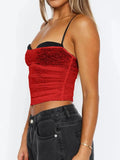 Lace Sweetheart Neck Cami - Trendsi