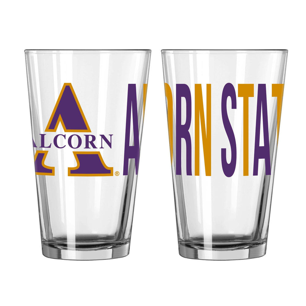 Alcorn State 16oz Overtime Pint Glass - Logo Brands - Flyclothing LLC