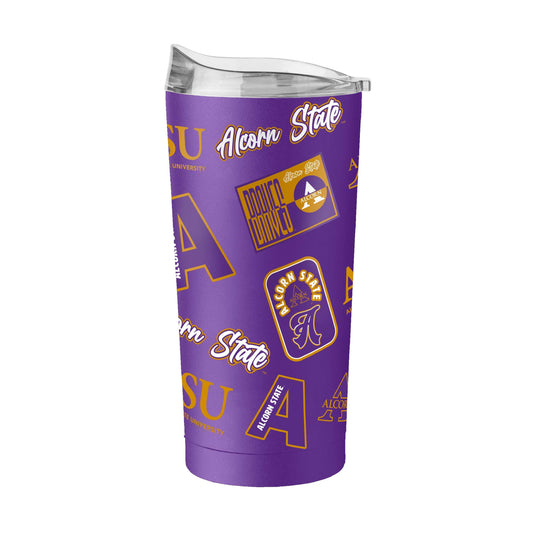 Alcorn State 20oz Dreamweave Powder Coat Tumbler - Logo Brands - Flyclothing LLC