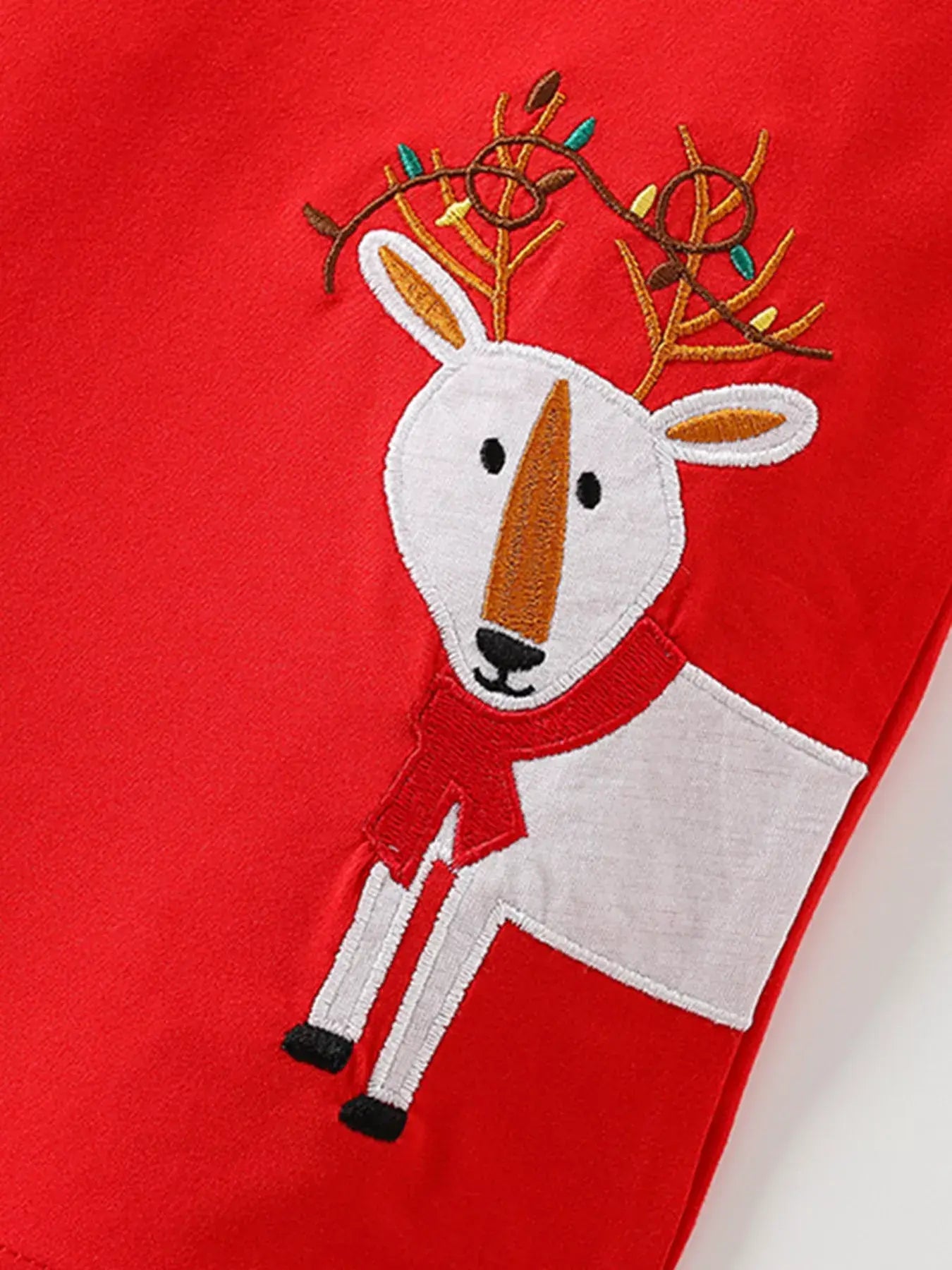 Children's Reindeer & Santa Christmas Pajama Set - Trendsi - Flyclothing LLC
