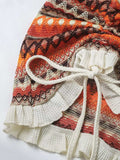Backless Square Neck Mini Knit Dress - Trendsi - Flyclothing LLC