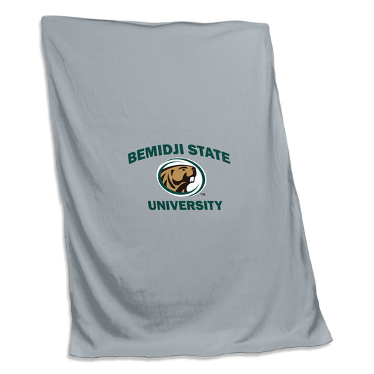 Bemidji State Screened Sweatshirt Blanket - Logo Brands - Flyclothing LLC