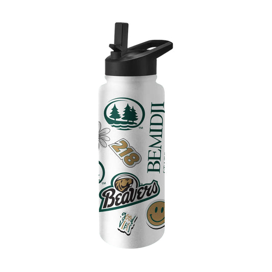 Bemidji State 34oz Native Quencher Bottle - Logo Brands - Flyclothing LLC
