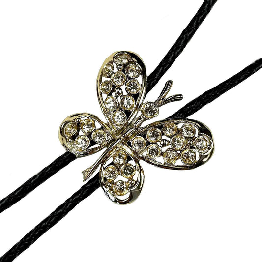 Rockmount Ranch Ware Rhinestone Butterfly Western Bolo Tie - Rockmount Clothing - Flyclothing LLC