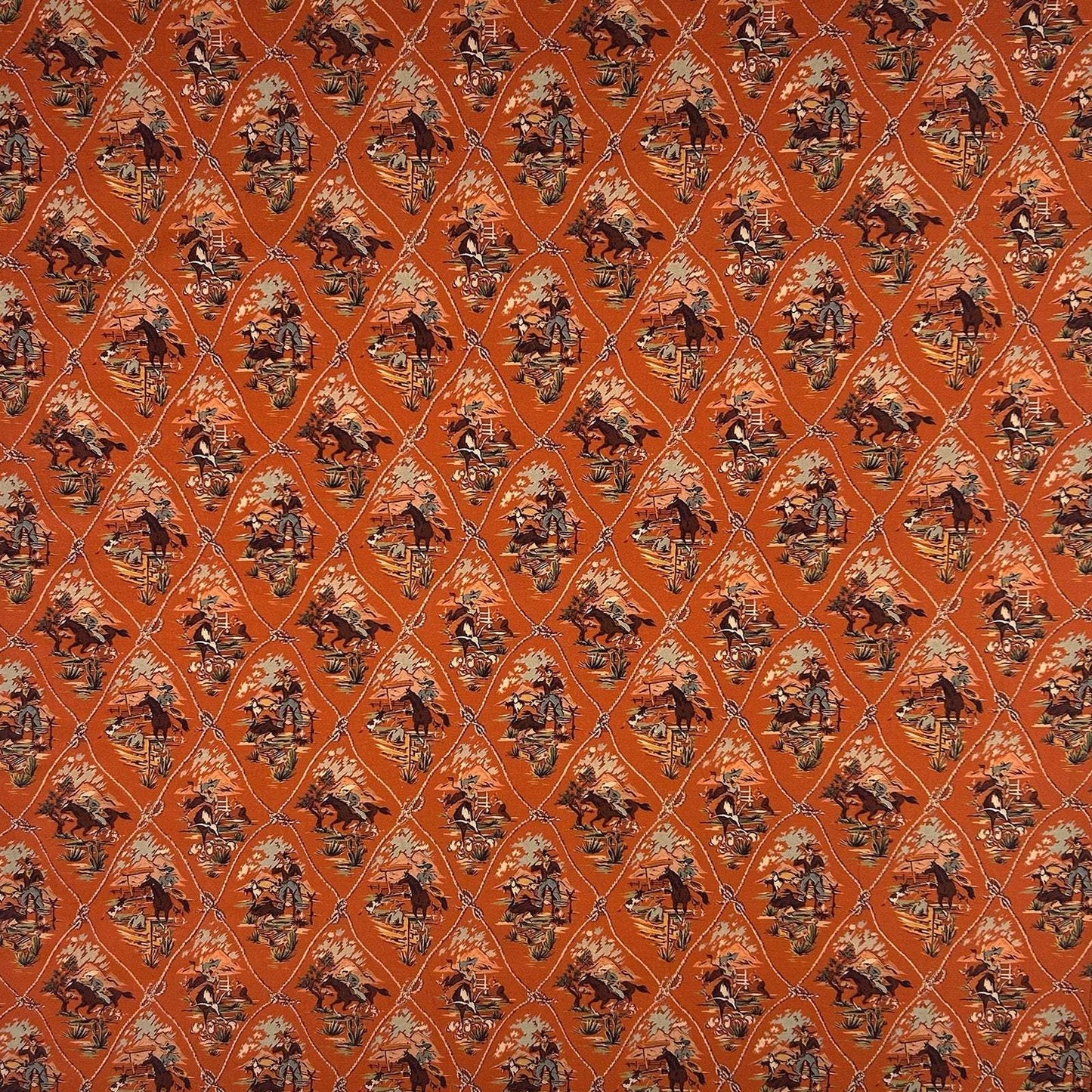 Rockmount Ranch Ware Vintage Western Cotton Bandana in Rust Red - Rockmount Clothing - Flyclothing LLC