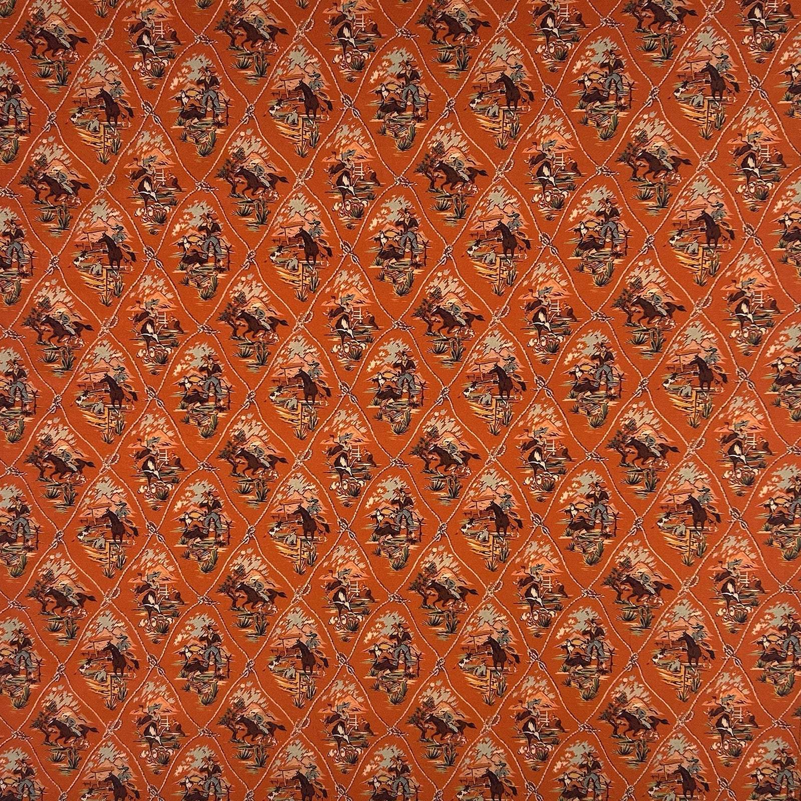 Rockmount Ranch Ware Vintage Western Cotton Bandana in Rust Red - Rockmount Clothing - Flyclothing LLC