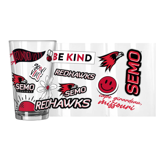 Southeast Missouri 16oz Native Pint Glass - Logo Brands - Flyclothing LLC