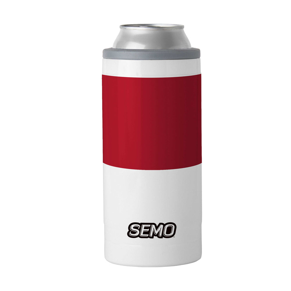 Southeast Missouri 12oz Colorblock Slim Can Coolie - Logo Brands - Flyclothing LLC