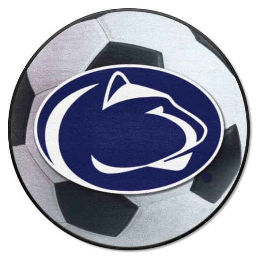 Penn State Nittany Lions Soccer Ball Rug - 27in. Diameter - Penn State