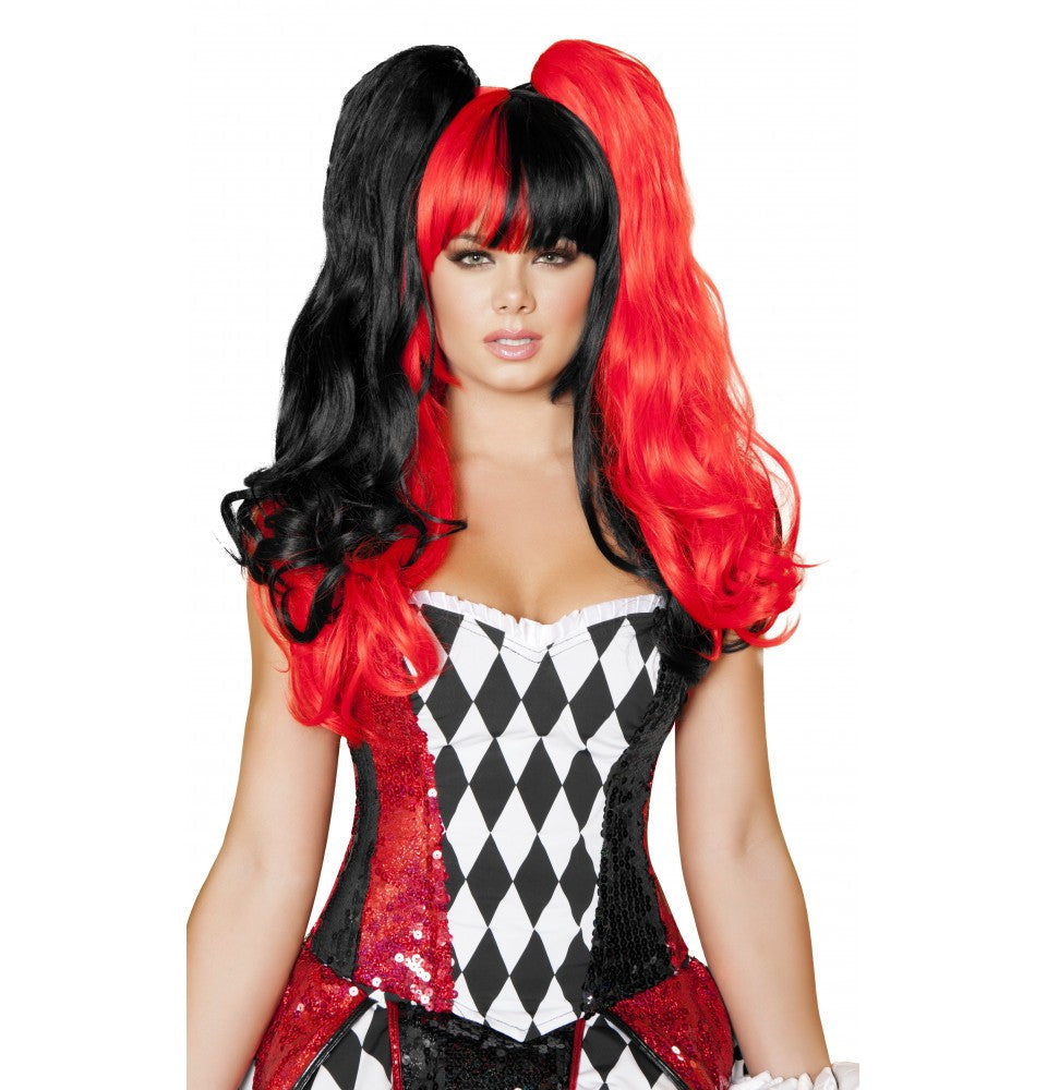 Roma Costume Black Red Wig Costume WIG101 - Roma Costume - Flyclothing LLC