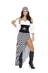 Roma Costume 6pc Pirate Lass Costume 4244 - Roma Costume - Flyclothing LLC