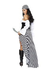 Roma Costume 6pc Pirate Lass Costume 4244 - Roma Costume - Flyclothing LLC