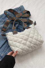 Bubble Textured Printed Strap Handbag - Trendsi - Flyclothing LLC