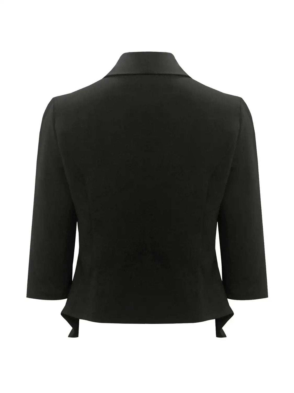 Three-Quarter Sleeve Blazer - Trendsi - Flyclothing LLC