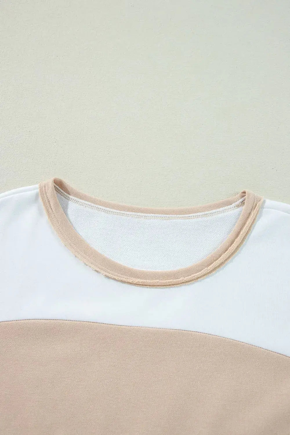 Color Block Patchwork Side Split Tunic T Shirt - Trendsi - Flyclothing LLC