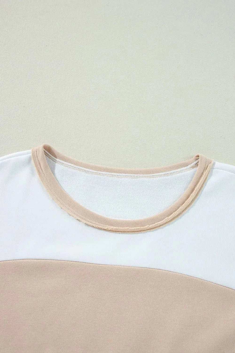 Color Block Patchwork Side Split Tunic T Shirt - Trendsi - Flyclothing LLC