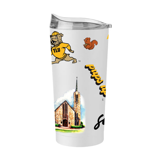 Texas Lutheran 20oz Native Powder Coat Tumbler - Logo Brands - Flyclothing LLC