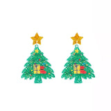 Acrylic Christmas Tree Earrings - Trendsi - Flyclothing LLC