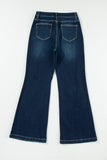 Distressed Wide Leg Jeans with Pockets - Trendsi
