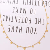 Titanium Steel Charm Necklace - Trendsi