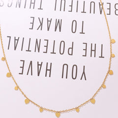Titanium Steel Charm Necklace - Trendsi