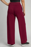 Umgee Full Size Drawstring Wide Leg Pants with Pockets - Trendsi
