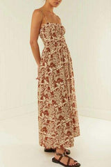 Printed Square Neck Cami Dress - Trendsi - Flyclothing LLC
