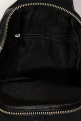 Fame Single Strap Faux Leather Sing Bag - Trendsi