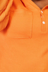Basic Bae Side Slit Buttoned Waffle Knit Hoodie - ShopBasicbae - Flyclothing LLC