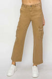 Risen Full Size High Rise Cargo Jeans - Trendsi - Flyclothing LLC