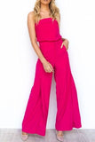 Tube Top and Wide Leg Pants Set - Trendsi