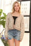 ADORA Button Down Crop Sweater Cardigan - Trendsi - Flyclothing LLC