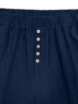 Plus Size Elastic Waist Casual Shorts - Trendsi - Flyclothing LLC