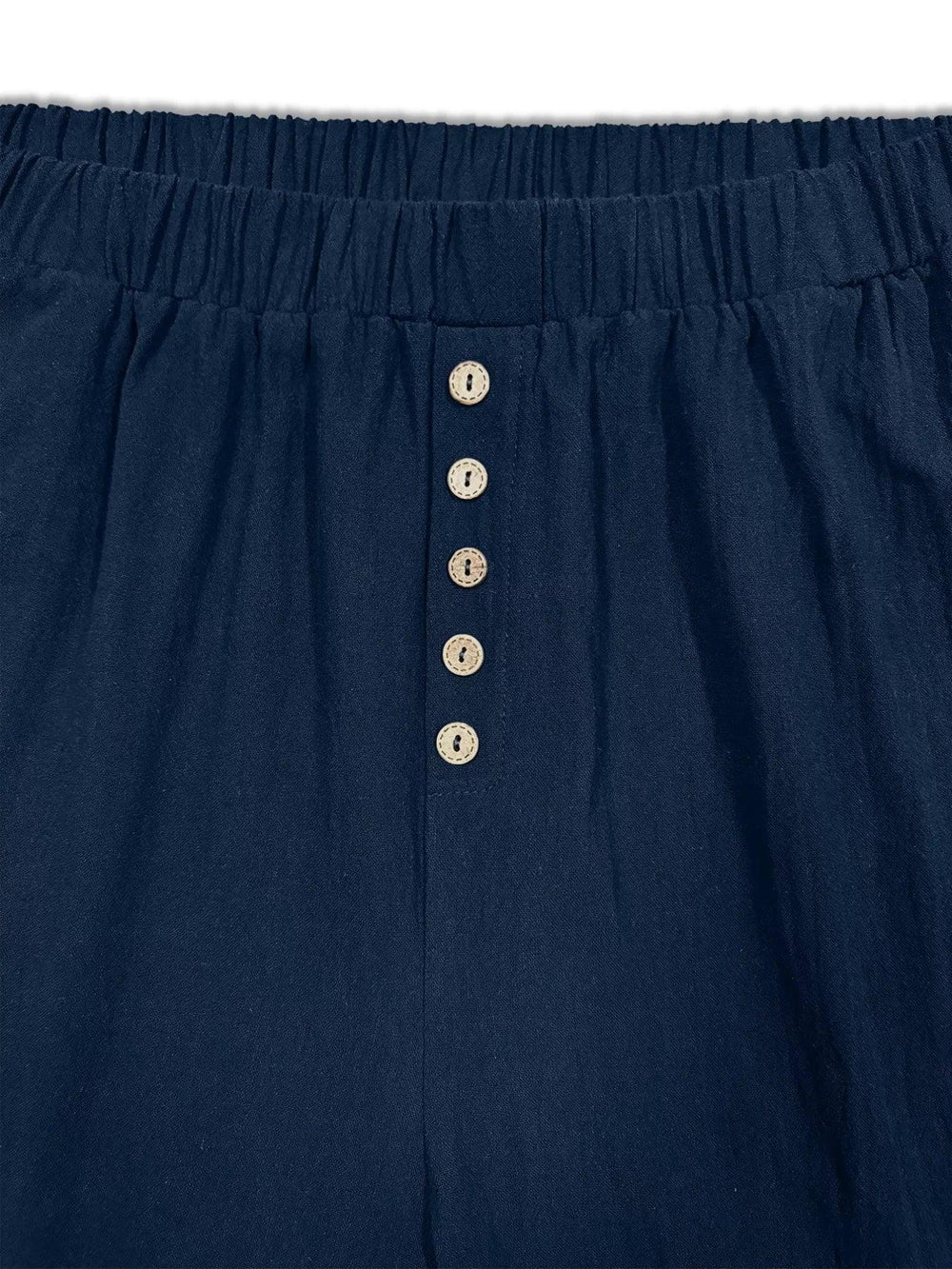 Plus Size Elastic Waist Casual Shorts - Trendsi - Flyclothing LLC